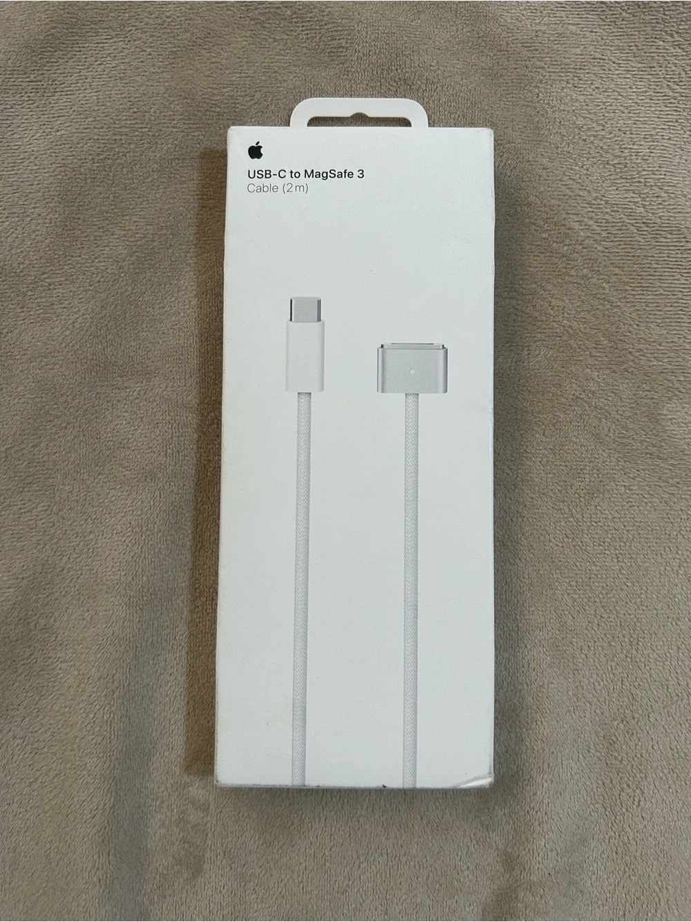 Apple USB-C to MagSafe 3 Braided Cable — White